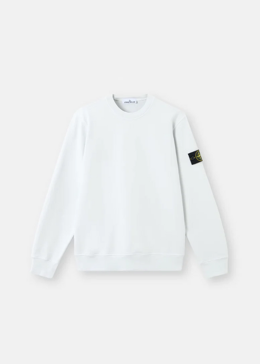 PULL BLEU CIEL COTON STONE